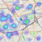 Radstock Property - Central & South West London listings heatmap