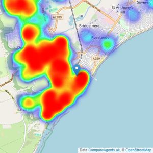 Rager & Roberts - Eastbourne listings heatmap