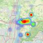 Rainbow Estate Agents (S.E.) Ltd - Essex listings heatmap