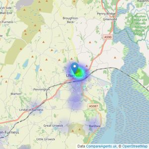 Ralph Spours - Ulverston listings heatmap