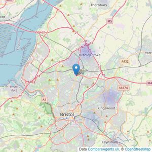 R&G Property Bristol - Filton listings heatmap