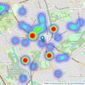 Rash & Rash - London listings heatmap