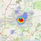 Read Maurice - Cheltenham listings heatmap