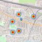 Reading Estate Agent - Reading listings heatmap