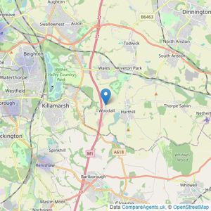 Ready Steady Move Estate and Lettings Agents - Sheffield listings heatmap