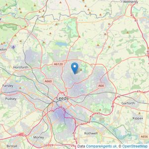 Readysteadysold - Leeds listings heatmap