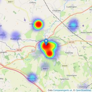 Reaston Brown - Thame listings heatmap