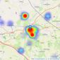 Reaston Brown - Thame listings heatmap