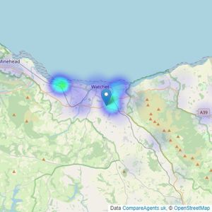 Red Deer Country - Williton listings heatmap