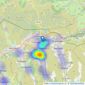 Red Kite Estate Agents Limited - Ebbw Vale listings heatmap