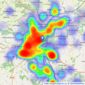 Redbrik - Chesterfield listings heatmap