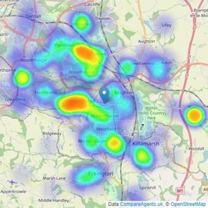 Redbrik - Crystal Peaks listings heatmap