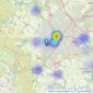 Redbrik - Sheffield New Homes listings heatmap