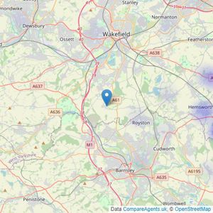 RedRoots Property - Pontefract listings heatmap