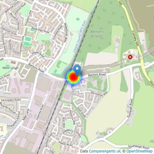 Redrow listings heatmap