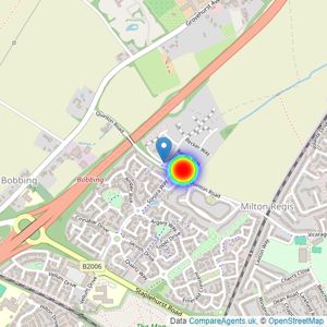 Redrow listings heatmap