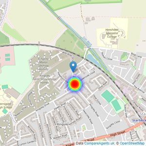 Redrow listings heatmap