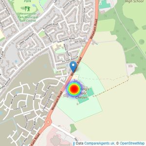 Redrow listings heatmap