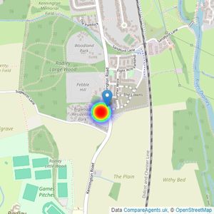 Redrow listings heatmap