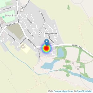 Redrow listings heatmap