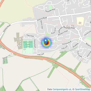 Redrow listings heatmap