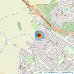 Redrow listings heatmap