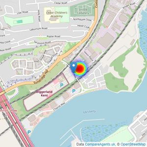 Redrow listings heatmap