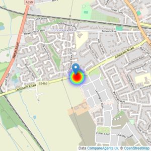 Redrow listings heatmap