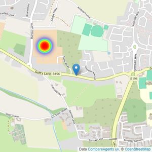 Redrow listings heatmap