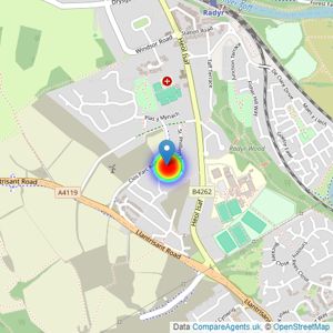 Redrow listings heatmap