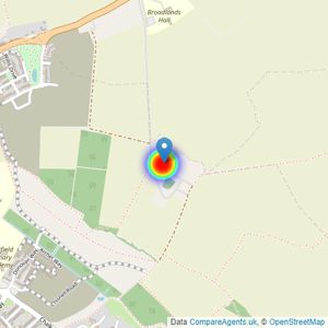 Redrow listings heatmap