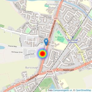 Redrow listings heatmap