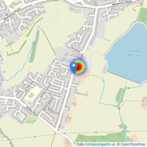 Redrow listings heatmap