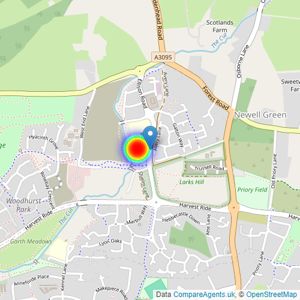 Redrow listings heatmap