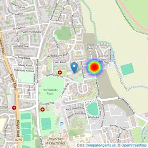 Redrow listings heatmap