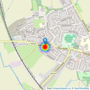 Redrow listings heatmap