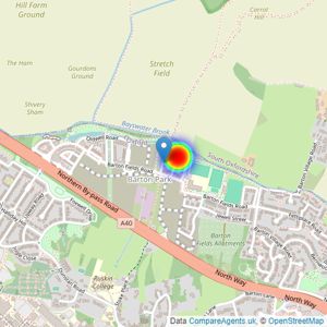 Redrow listings heatmap