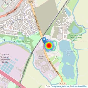 Redrow listings heatmap