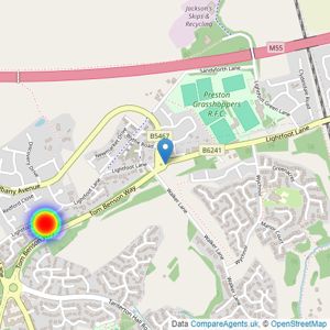 Redrow listings heatmap