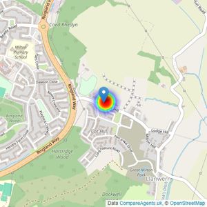 Redrow listings heatmap