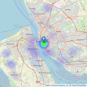 Redwing - Liverpool listings heatmap