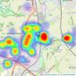 Reeds Rains - Bedworth listings heatmap