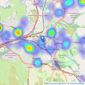 Reeds Rains - Burnley listings heatmap