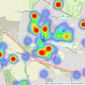 Reeds Rains - Chapel House listings heatmap