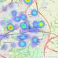 Reeds Rains - Crossgates listings heatmap