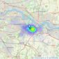 Reeds Rains - Dartford listings heatmap