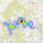 Reeds Rains - Hebden Bridge listings heatmap