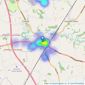 Reeds Rains - Holmes Chapel listings heatmap