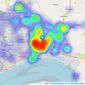 Reeds Rains - Hull listings heatmap