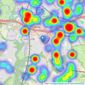 Reeds Rains - Hyde listings heatmap